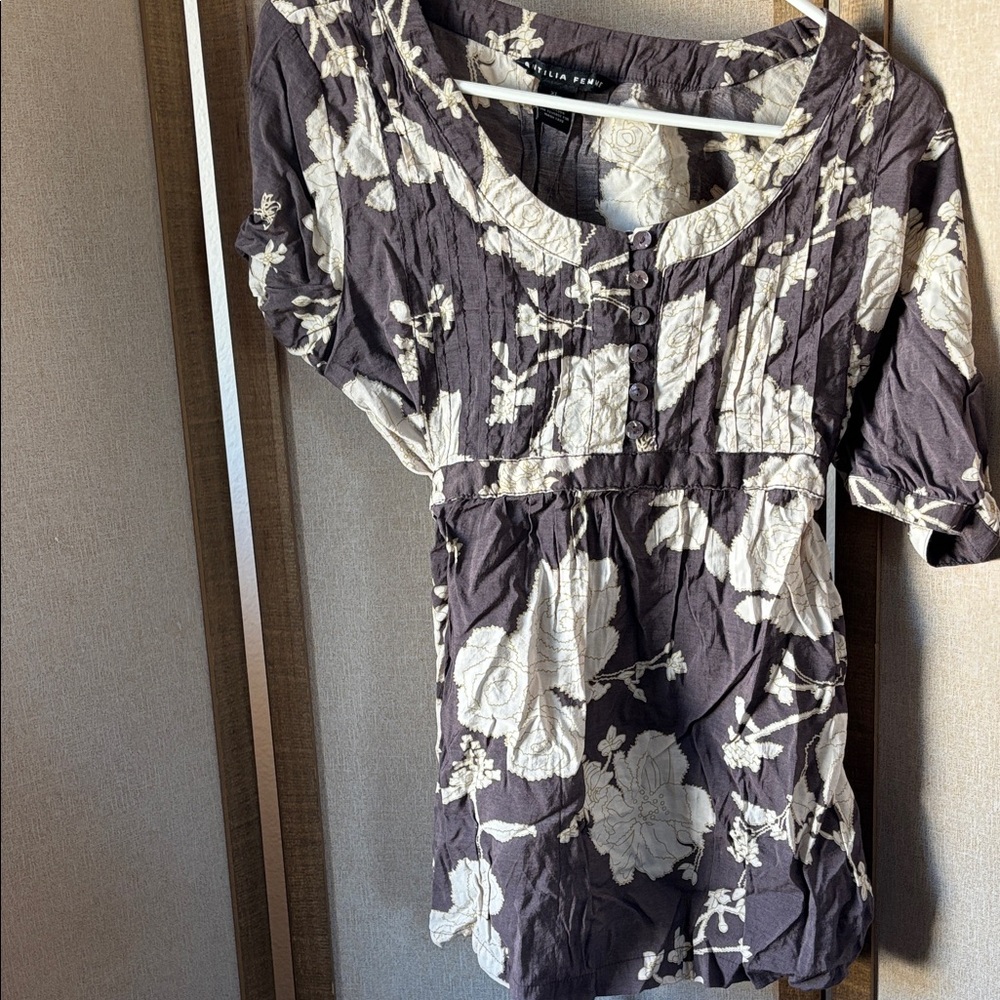 FINAL MARKDOWN Antilia Femme Floral Blouse xl
